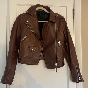 Mackage Brown Leather Jacket